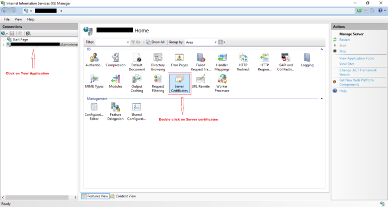 how to create csr file in iis